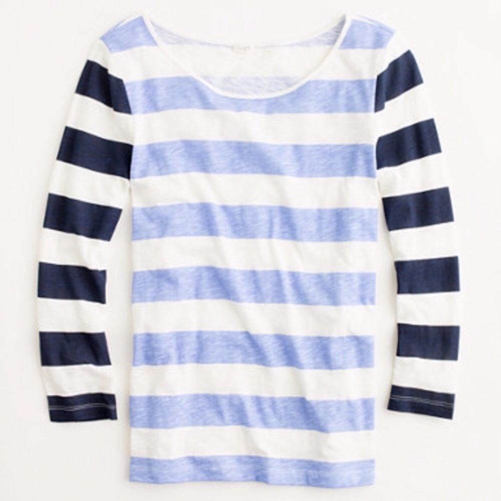J.crew 3/4 sleeve length t shirt